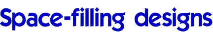 Space-filling designs
